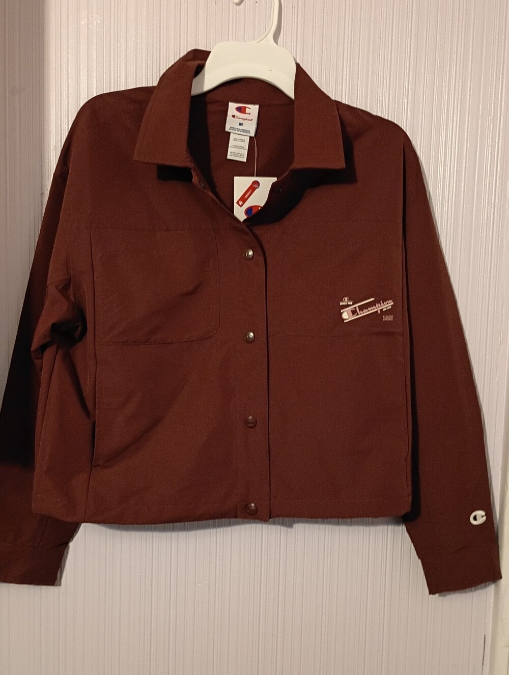 New! Champion Women's Snap Front Top Jacket Size Medium